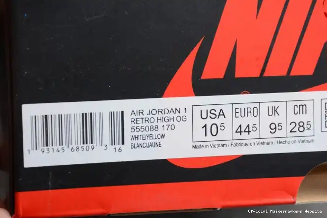 Official Maikesneakers High Jordan Air Retro OG Flight First 555088-170 Class 1 0620